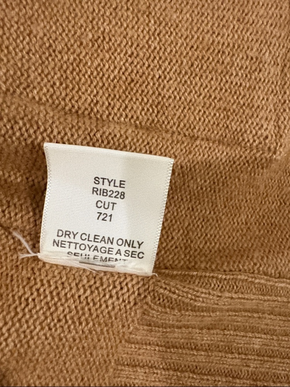 Brochu Walker Camel Shawl-Collar Knit Cardigan - Picture 5 of 6
